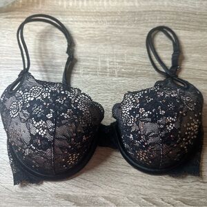 Victoria’s Secret Sexy Little Things 32D Bra Lace And Rhinestones